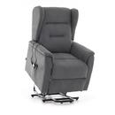 Fotoliu de masaj rabatabil COMFORT+, material textil antracit