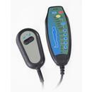 Fotoliu de masaj rabatabil COMFORT+, material textil antracit