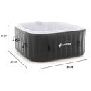 Jacuzzi cu hidromasaj gonflabil UNIZDRAV pentru 4 persoane