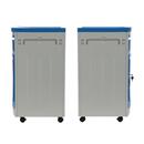 Noptieră MEDIK din plastic, albastră - LATERAL JOS CRĂPAT