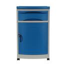 Noptieră MEDIK din plastic, albastră - LATERAL JOS CRĂPAT