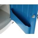 Noptieră MEDIK din plastic, albastră - LATERAL JOS CRĂPAT