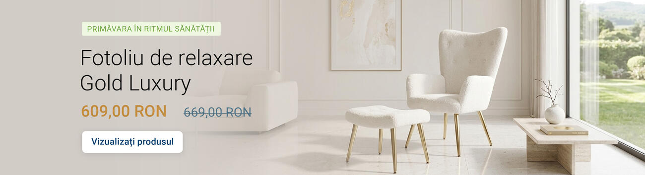 Fotoliu de relaxare Gold Luxury