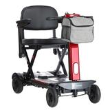 Scaun cu rotile pliabil COMPACT pentru seniori cu baterie litiu