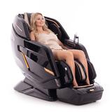 Fotoliu electric de masaj LUX 4D MASSAGER, negru/auriu