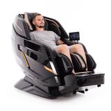 Fotoliu electric de masaj LUX 4D MASSAGER, negru/auriu