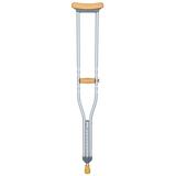 Cârjă subaxilară - medie UNIZDRAV (110 - 130 cm) M, 1 buc