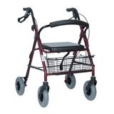 Rolator mobil ușor UNIZDRAV, vișiniu