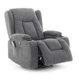 Scaun de relaxare rabatabil, țesătură antracit