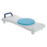 Scaun de baie cu disc pivotant și mâner