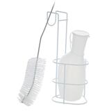 Sticlă de urină cu suport și perie