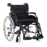 Scaun cu rotile ușor cu frâne pentru  însoțitor