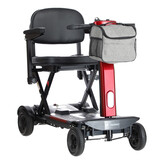 Scaun cu rotile pliabil COMPACT pentru seniori cu baterie litiu