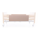 Huse de protecție pentru lateralele patului cu velcro, 1 pereche