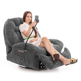 Fotoliu relaxant elegant TRENDY, antracit