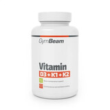 Vitamina D3+K1+K2 GymBeam, 60 capsule