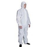 Combinezon de protecție de unică folosință cu glugă