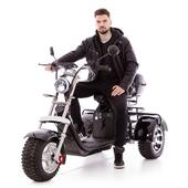 ELECTRIC CHOPPER UNIZDRAV PRO cu trei roți - motor puternic de 2000 W