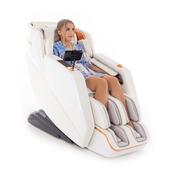 Scaun electric de masaj Prestige 3D MASSAGER cu ionizator de aer, alb