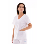 Bluză medicală damă Unidress Basic, albă