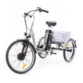 Tricicletă electrică Tornado ZTECH, argintie Tricicletă electrică Tornado ZTECH, argintie