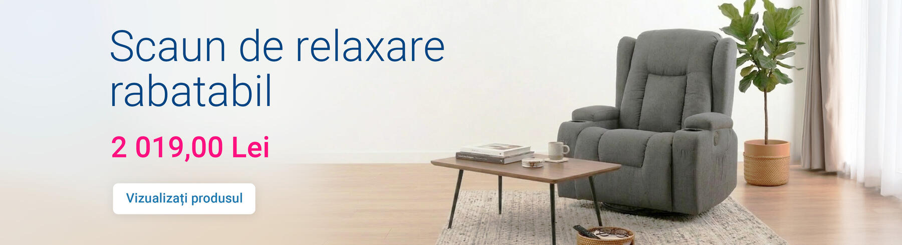 Scaun de relaxare rabatabil