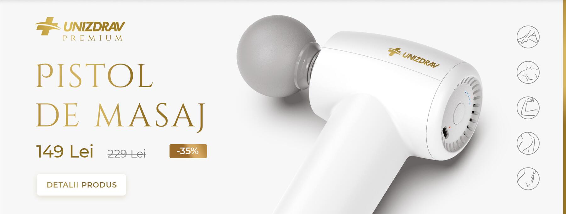 Pistol de masaj UNIZDRAV