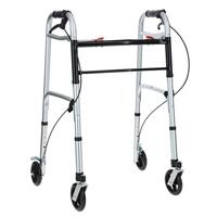 Cadru de mers pliabil cu roți