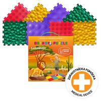 Covor ortopedic ORTHOPUZZLE Savana - pentru copii de la 1 an