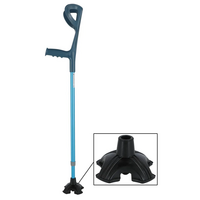 Accesoriu de stabilizare cvatruped pentru cârjă și baston