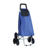 Geantă de cumpărături pe roți, albastră