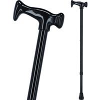 Baston cu mâner din plastic - negru