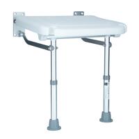 Scaun rabatabil montat pe perete cu picioare