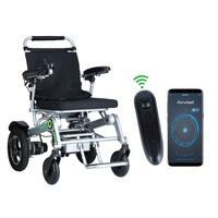 Scaun cu rotile electric AIRWHEEL H3TS cu funcție de pliere automată și telecomandă