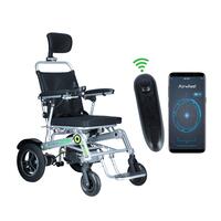 Scaun cu rotile electric AIRWHEEL H3TS cu funcție de pliere automată și telecomandă
