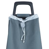 Geantă de cumpărături pe roți, albastră