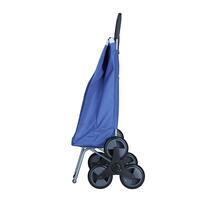 Geantă de cumpărături pe roți, albastră