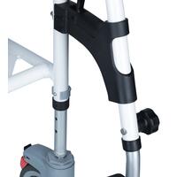 Scaun cu rotile pentru duș-toaletă MASTER