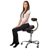 Scaun ergonomic pentru cabinete, verde