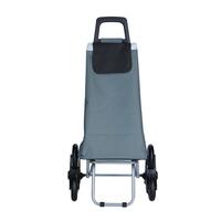 Cărucior de cumpărături pe roți, gri