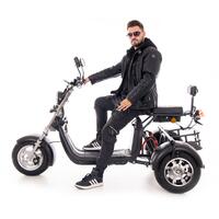 ELECTRIC CHOPPER UNIZDRAV cu trei roți - motor puternic de 2000 W