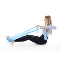 Bandă de rezistență pentru exerciții albastră 2 m (5.4kg - 7.7kg)