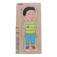 Puzzle stratificat Body puzzle Boy - Beleduc
