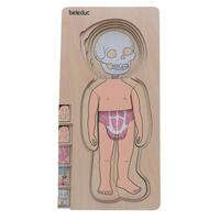 Puzzle stratificat Body puzzle Boy - Beleduc