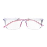 Ochelari anti-lumină albastră pentru copii roz UNIZDRAV + carcasă, geantă și set de testare