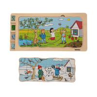 Puzzle educativ 4 anotimpuri de la Beleduc