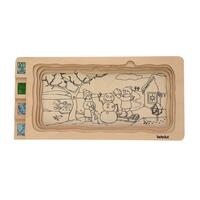 Puzzle educativ 4 anotimpuri de la Beleduc