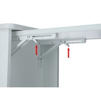 Noptieră UNIZDRAV, albă