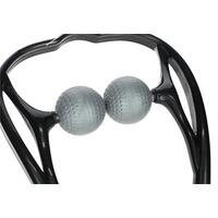 Instrument de masaj pentru gât și coloana cervicală cu 2 capete