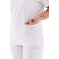 Bluză medicală damă Unidress Comfort, albă